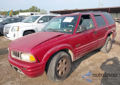 1997 Oldsmobile Bravada из США, поврежденный, VIN 1GHDT13W7V2711781